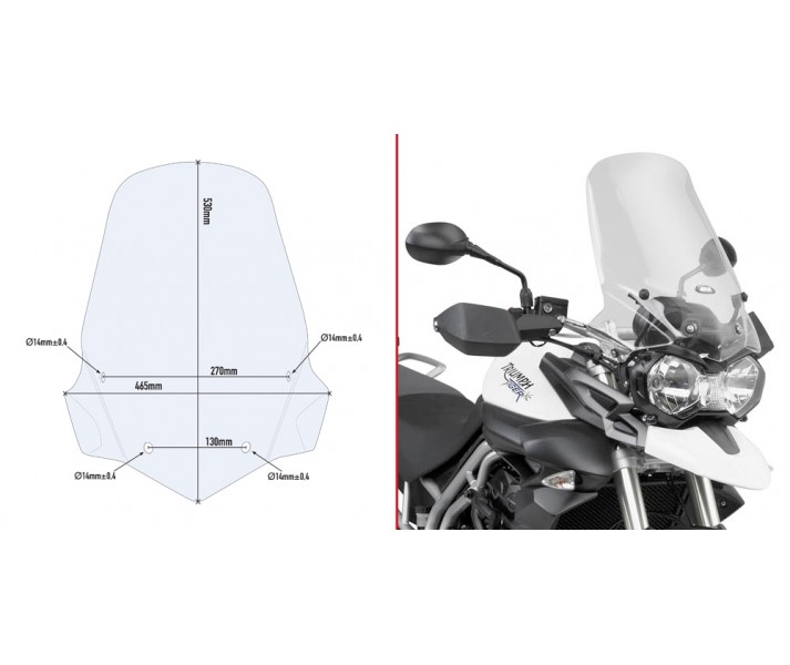 Kit De Montaje Givi Para Triumph Tiger Xc-Xr 800 15