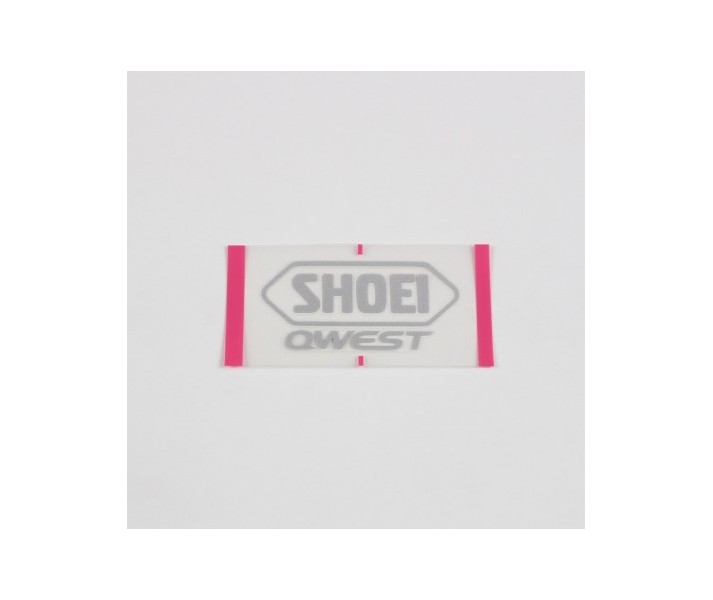 Recambio Shoei Logo Posterior Qwest Gris Plata |090QSTRSTSLV|