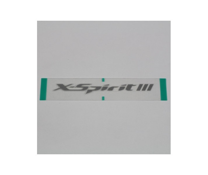 Recambio Shoei Logo Posterior X-Spirit 3 Gris Mate |09014STCMTSLV|