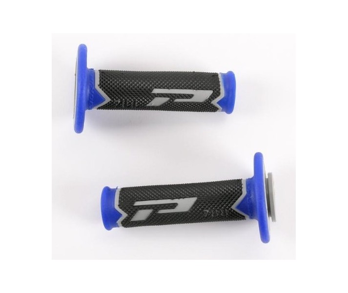 Par Puños Pro-Grip Cross Tricolor Azul/Gris/Negro 2016