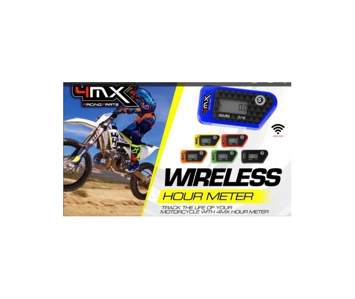 Conta Horas Wireless 4MX Negro