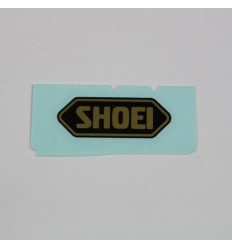 Recambio Shoei Logo Frontal Pequeño Negro/Oro |090HL42GLD|