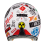 Casco Jet Mt Le Mans 2 Sv Anarchy A0 Blanco Perla Brillo