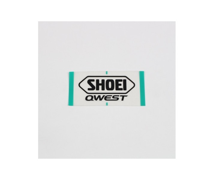 Recambio Shoei Logo Posterior Qwest Negro Mate |090QSTRSTMTBLK|