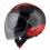 Casco Nzi Ringway Duo Slash Negro Rojo |150323A198|