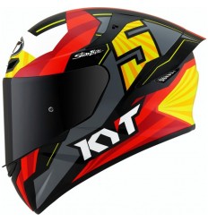 Casco Integral Kyt TT Course Flux Negro/Amarillo |10204600|