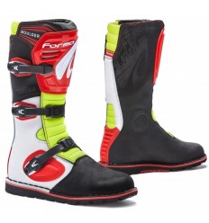 Botas Forma Boulder Blanco/Rojo/Amarillo Fluor