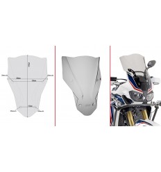 Parabrisas Givi Completo Para Honda Africa Twin Crfl 1000 16 |D1144S|