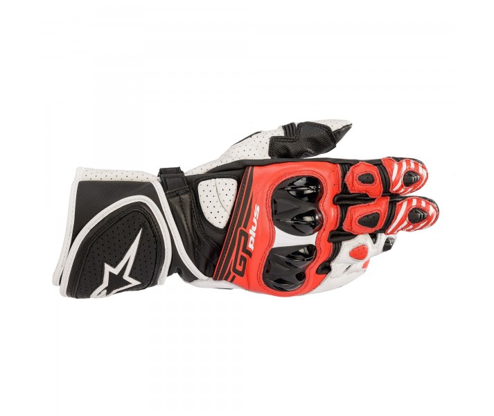 Guantes Alpinestars Gp Plus R V2 Negro Blanco Brillo Rojo |3556520-1304|