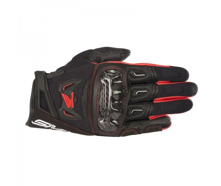 Guantes Alpinestars Smx-2 Air Carbon V2 Glove Negro Rojo|3567818-13|