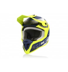 Casco Acerbis Linear Amarillo Fluor Azul |0024473.274|