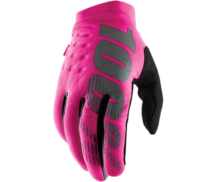 Guantes 100% Mujer Brisk Rosa Negro |33305736|