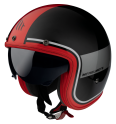 Casco MT Le Mans 2 SV Tant Rojo Gris Brillo |12497650513|