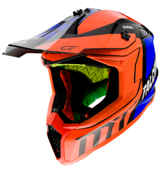 Casco MT Falcon Warrior C4 Naranja Fluor |1119653240|