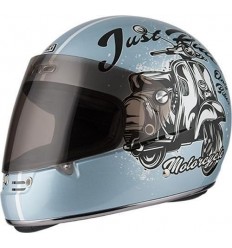 Casco Nzi Street Track 4 Bello Pearl White Brillo |050401A332|