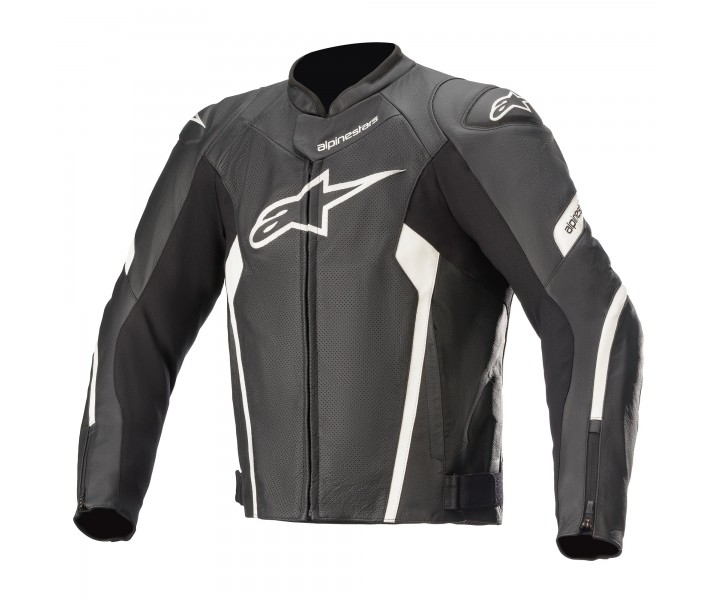 Chaqueta Alpinestars Faster V2 Airflow Leather Negro Blanco |3103621-12|