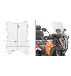 Cúpula Givi Completa Para Ktm Super Adv S 1290 17