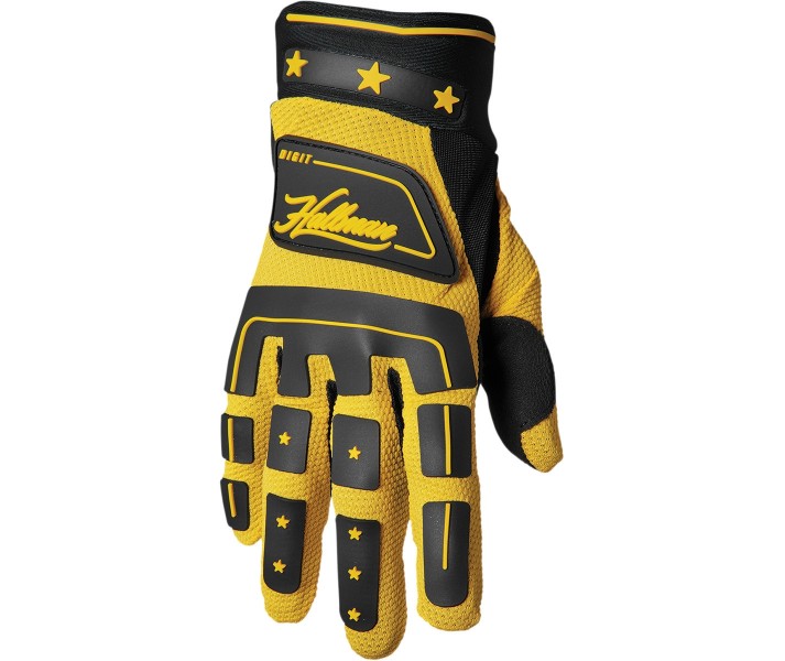 Guantes Thor Hallman Digit Negro Amarillo |33306776|