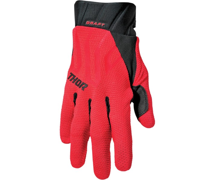 Guantes Thor Draft Rojo Negro |33306788|