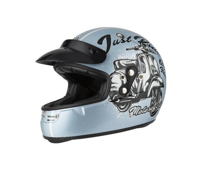 Casco Nzi Flat Track 2 Bello Pearl White |050402A332|