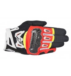 Guantes Alpinestars Smx-2 Ac V2 Rojo Fluor Blanco Amarillo Fluor |3567717-1325|