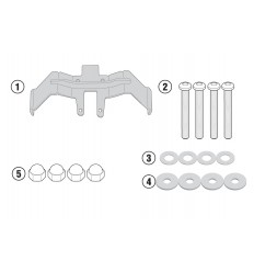 Anclaje Givi Especifico Sin Soporte 3110Fz Suzuki GSX Sf 1000 16