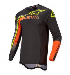 Camiseta Alpinestars Supertech Blaze Negro Naranja |3760422-1457|