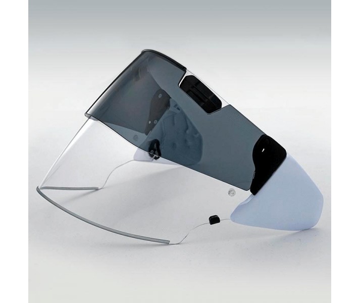 Kit ARAI PRO SHADE VAS-Z Pantalla Transparente Visor solar Blanco Mate