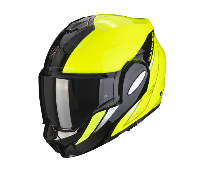 Casco Scorpion EXO TECH PRIMUS Amarillo Fluor Negro |18-393-189-02|