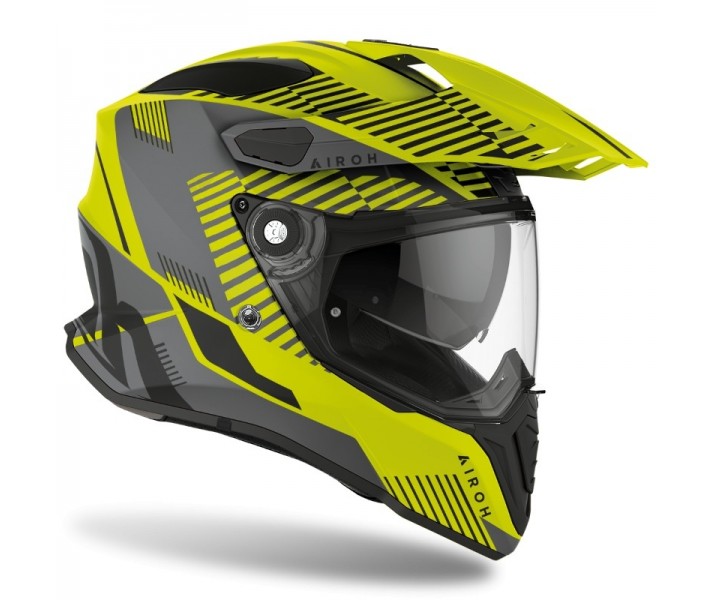 CASCO AIROH COMMANDER BOOST AMARILLO MATE |PAI10A13111O£|