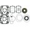 Complete Engine Gasket Set WINDEROSA /09340841/