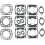 Pro-Formance Top End Engine Gasket Set WINDEROSA /710181A/