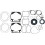 Complete Engine Gasket Set WINDEROSA /711266/