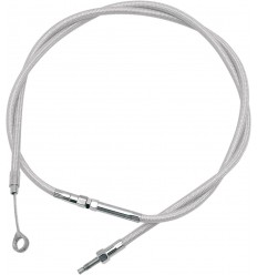 Cable de embrague en acero inoxidable Armot Coat trenzado para Harley-Davidson M