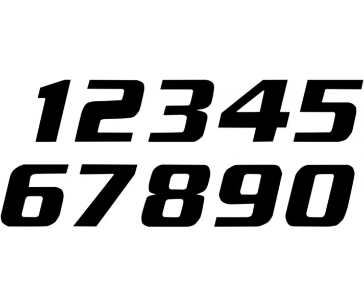 Números One Series Blackbird Racing /43100778/