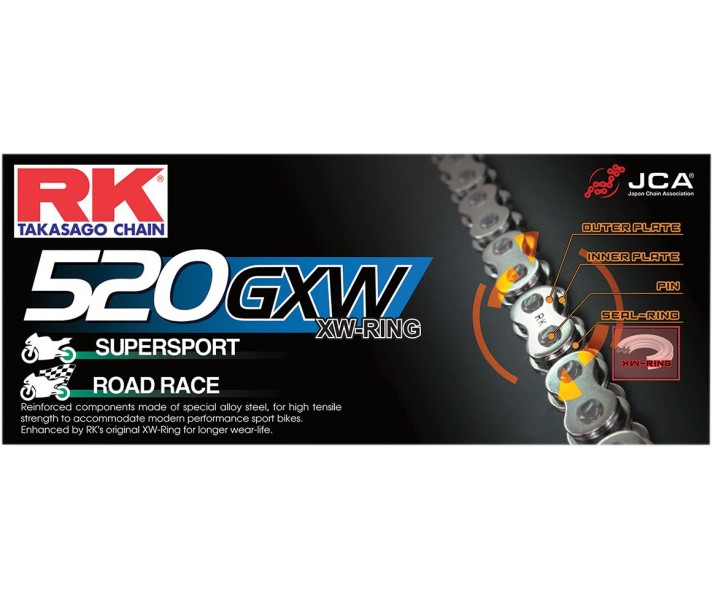 Cadena con retenes XW-Ring 520 GXW RK /12230716/