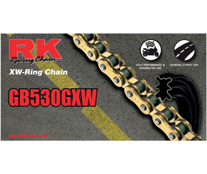 Cadena de transmisión con retenes XW-Ring 530 GXW RK /12230730/