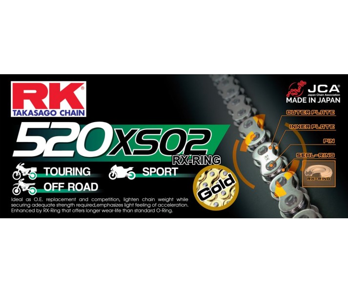 Cadena de transmisión 520 XSO2 RK /12231590/