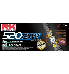 Cadena de transmisión con retenes XW-Ring GB 520 GXW RK /GB520GXW112/