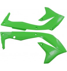 Cubiertas de radiador en plástico de recambio para Kawasaki POLISPORT PLASTICS /