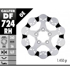 Skull Brake Rotor GALFER SYSTEMS /17104222/