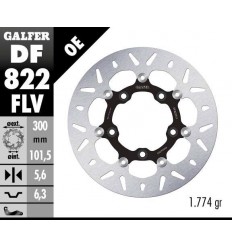 Brake Rotor Floating Round GALFER SYSTEMS /17104224/