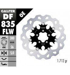 Brake Rotor Floating Flame GALFER SYSTEMS /17104231/