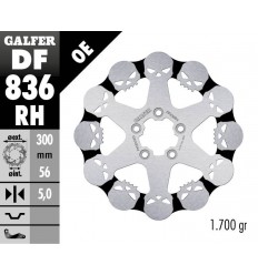 Skull Brake Rotor GALFER SYSTEMS /17104236/