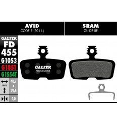 G1053 Standard Brake Pads GALFER SYSTEMS /17200767/