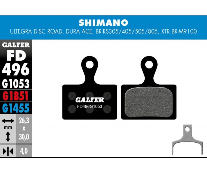 G1053 Standard Brake Pads GALFER SYSTEMS /17200774/