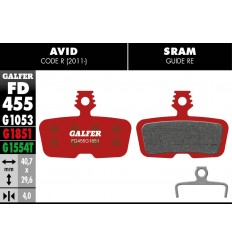 G1851 Advanced Brake Pads GALFER SYSTEMS /17200781/