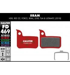 G1851 Advanced Brake Pads GALFER SYSTEMS /17200785/