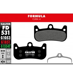 G1053 Standard Brake Pads GALFER SYSTEMS /17200790/