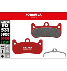 G1851 Advanced Brake Pads GALFER SYSTEMS /17200795/